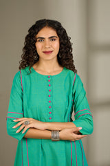 Aqua Grove Kalidar Choga Kurta