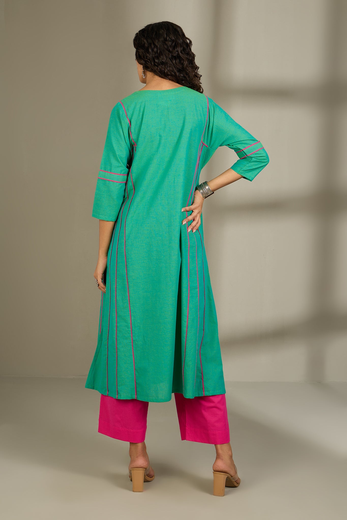 Aqua Grove Kalidar Choga Kurta