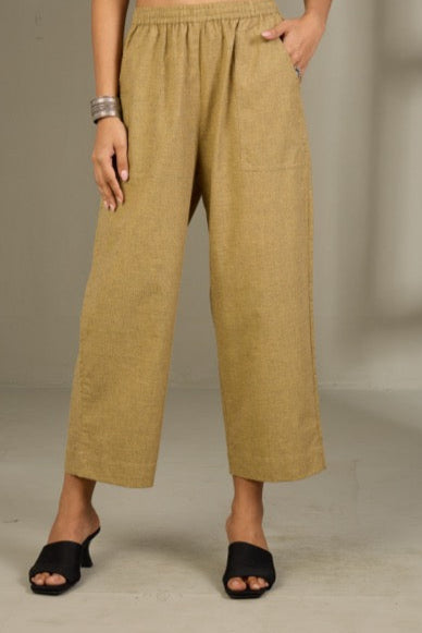 Co-ord Set Crimson Dune Mystic Doorway Long Panel Kurta and Pants (Set of 2)