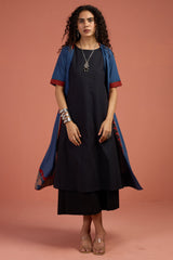 Jacket & Dress Indigo Archway Tales Long Jacket With Pockets (set of 2)