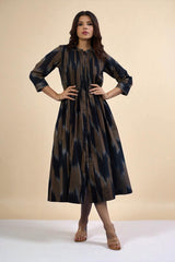 Ashen Loom Infinity Pintuck Dress