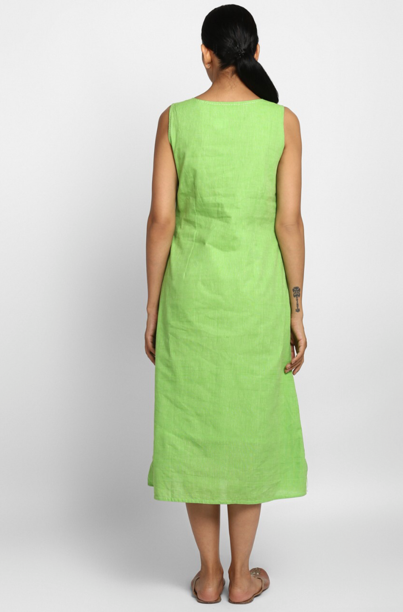 jacket  + shift dress - porcelain white & sea green