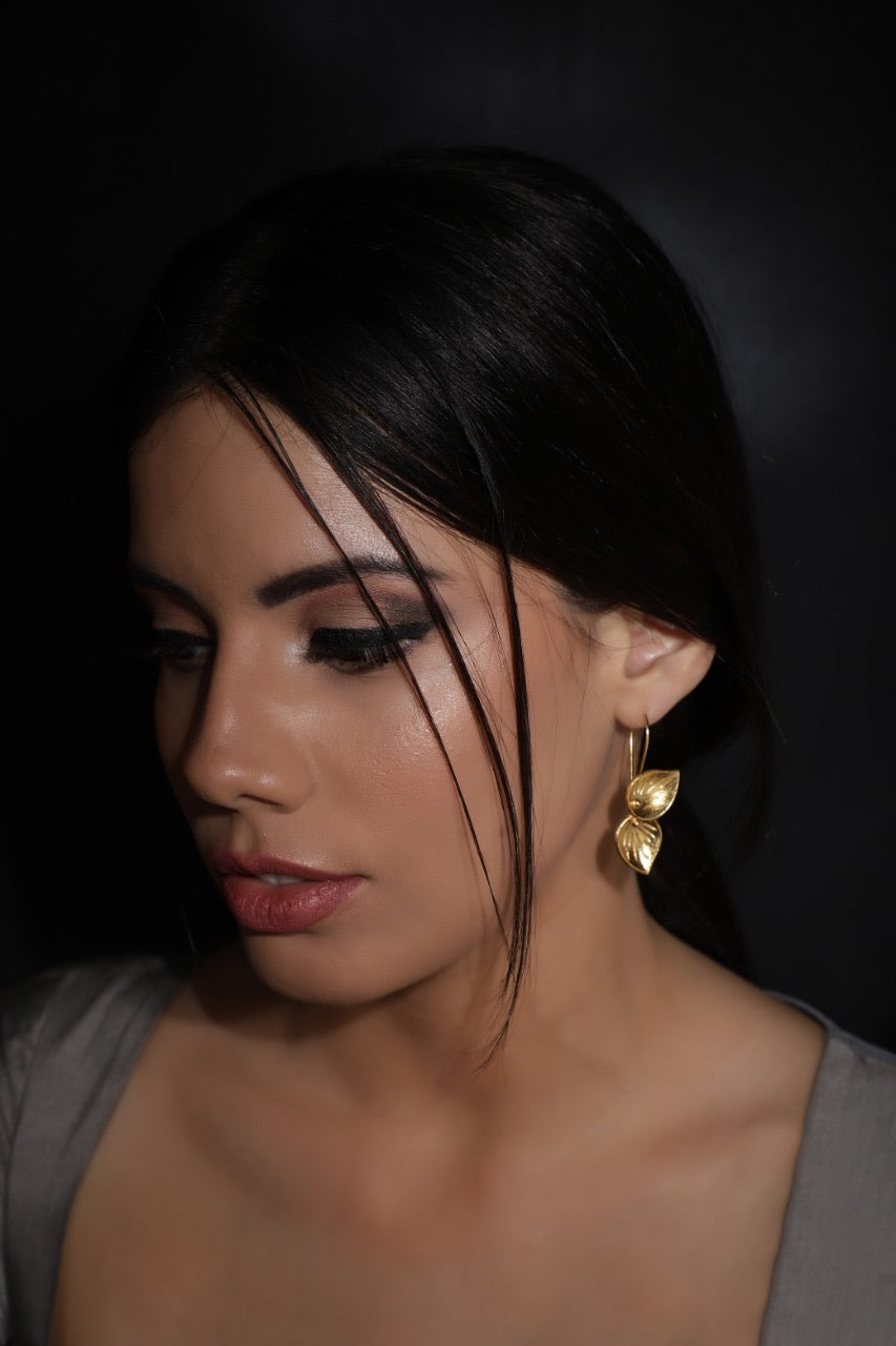 jewelry - berserk - gold plated petal loops
