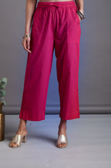 Comfort Fit Pants - Pink South Cotton